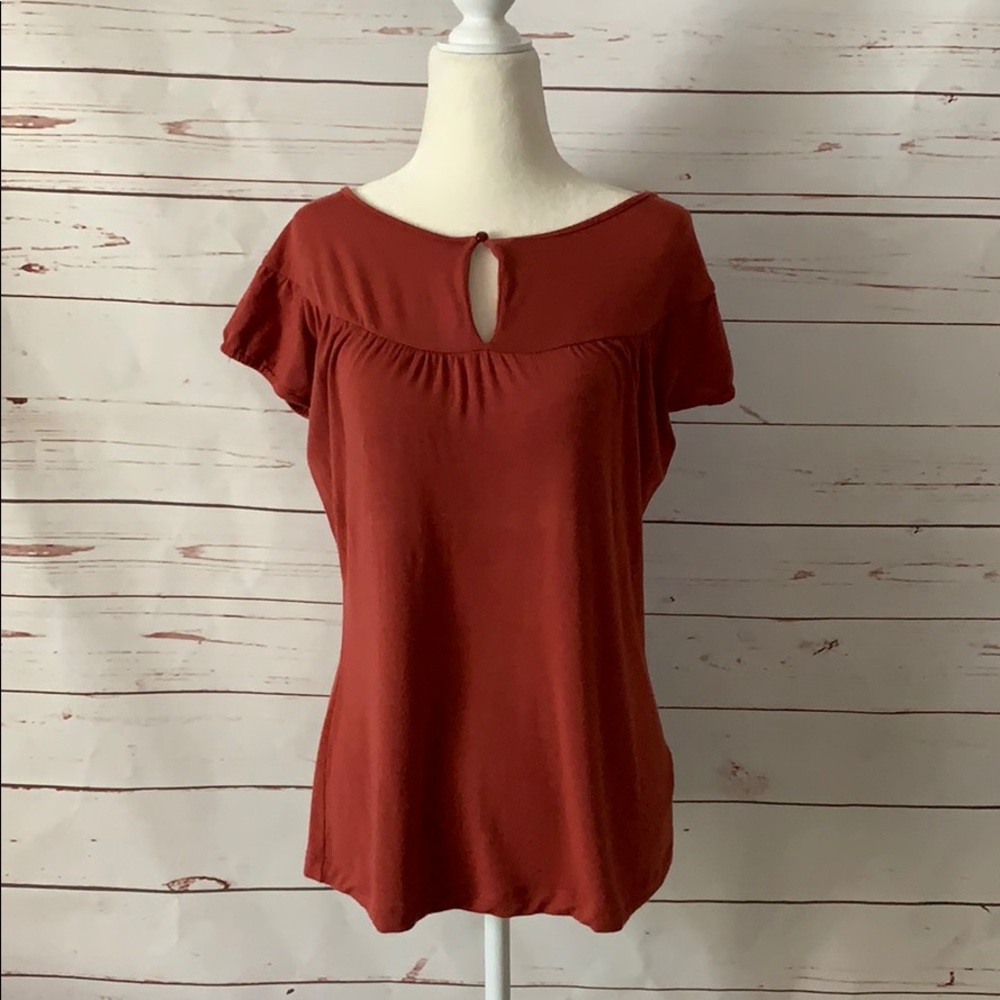 Banana Republic Sienna Reddish-Brown Top